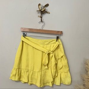 Yellow Naked Zebra Summer Skirt